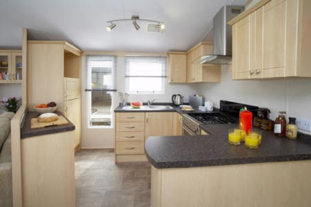 Static Caravan Kitchen